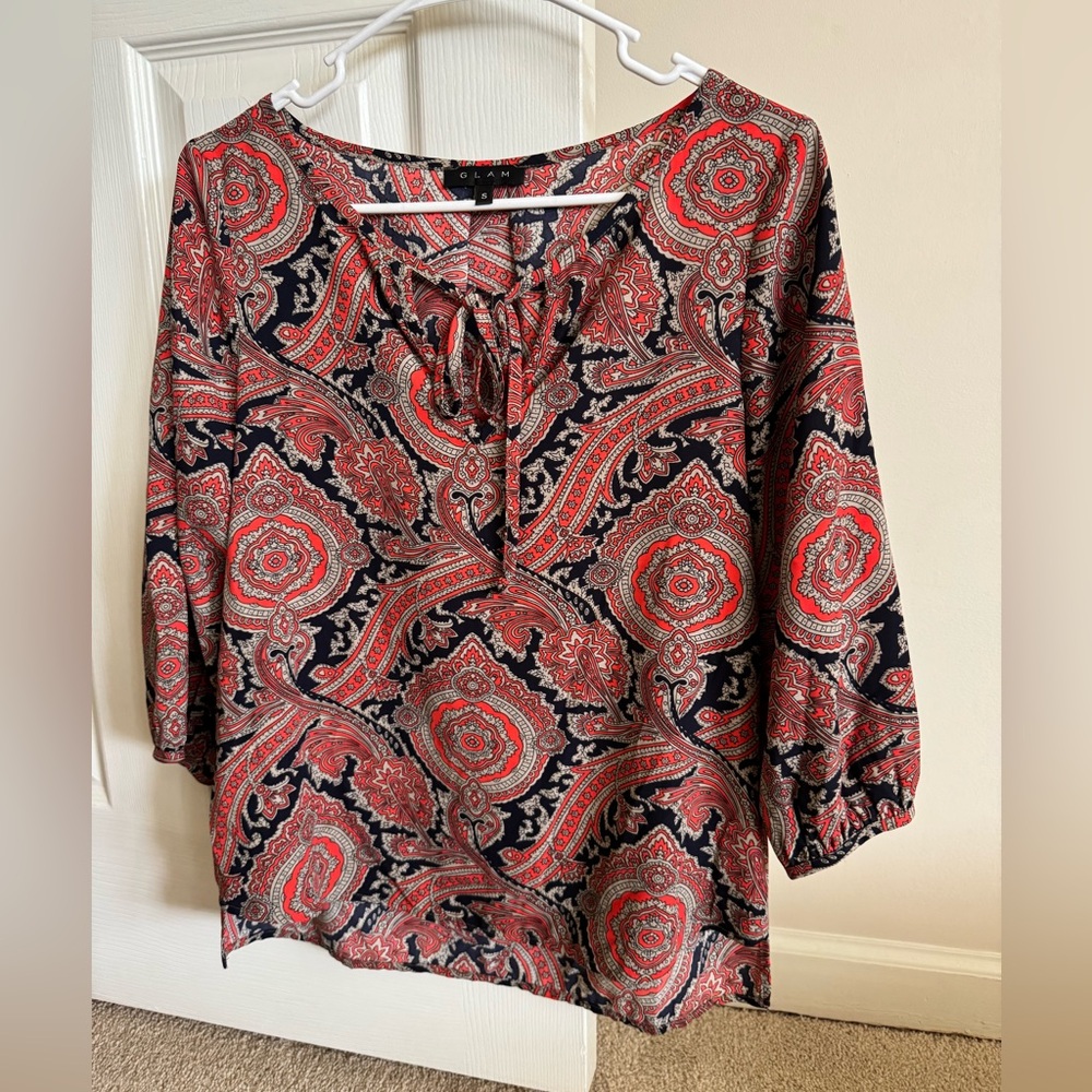 Cute flowy top